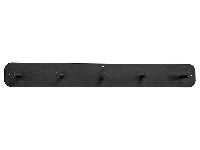 Wieszak ścienny Tim 80 cm czarny 714096