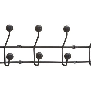 Wieszak ścienny Udo 52 cm czarny 714100 Wieszak ścienny Udo 52 cm czarny 714100
