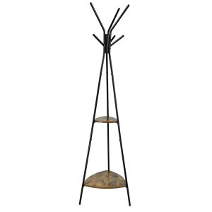 Wieszak stojący ciemny brąz do przedpokoju na ubrania 49x49x179 VW31 Begryf 567044 Wieszak stojący ciemny brąz do przedpokoju na ubrania 49x49x179 VW31 Begryf 567044