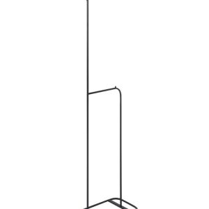 Wieszak stojący czarny metalowy 171 cm 452798 Wieszak stojący czarny metalowy 171 cm 452798