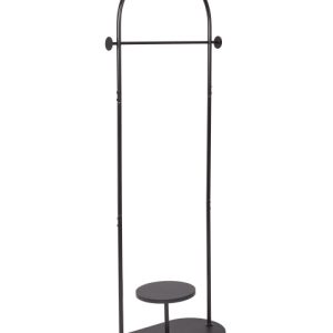 Wieszak stojący czarny metalowy 174 cm 452837 Wieszak stojący czarny metalowy 174 cm 452837