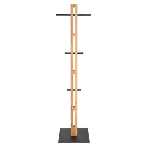 Wieszak stojący Halbert 45×175 cm dąb/czarny 714101 Wieszak stojący Halbert 45×175 cm dąb/czarny 714101