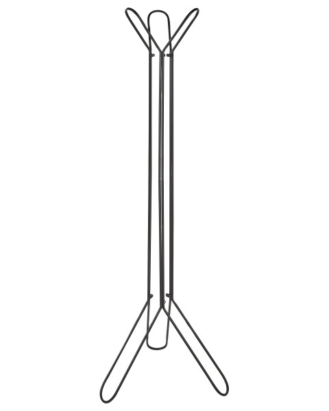 Wieszak stojący metalowy 162 cm czarny 452799