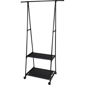 Wieszak stojący na ubrania z szafką na buty, 55 – 88x45x157 207817 Wieszak stojący na ubrania z szafką na buty, 55 – 88x45x157 207817