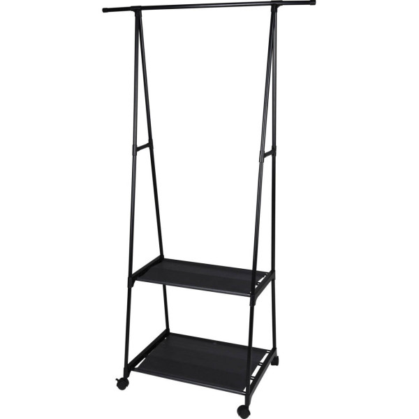 Wieszak stojący na ubrania z szafką na buty, 55 - 88x45x157 207817