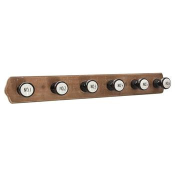 Wieszak z ceramicznymi 6 haczykami 86075