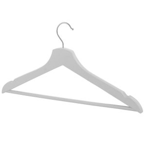 Wieszaki na ubrania drewniane zestaw 3 szt. szare 723904 Wieszaki na ubrania drewniane zestaw 3 szt. szare 723904