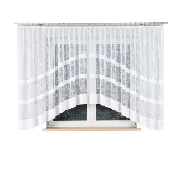 WIKTORIA - Firanka gotowa żakardowa z podcięciem na dole - 500x160 cm 774718