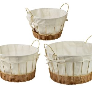 WILL 3 Kosze z uchwytami 35x35x20,5/26,5cm 30x30x18/23cm 25x25x15,5/20,5cm 795453 WILL 3 Kosze z uchwytami 35x35x20,5/26,5cm 30x30x18/23cm 25x25x15,5/20,5cm 795453