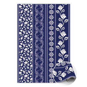 Winylowy Dywan 60×90 cm – kwiaty ścieżki 377530 Winylowy Dywan 60×90 cm – kwiaty ścieżki 377530