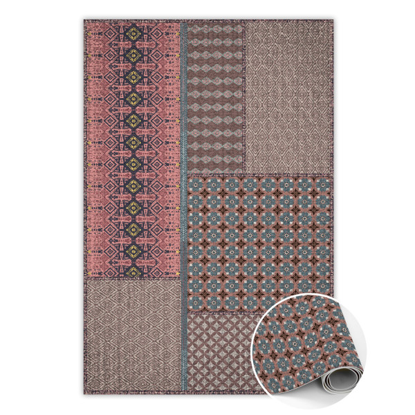 Winylowy dywan Aztecki deseń 140 x 210 cm 433745