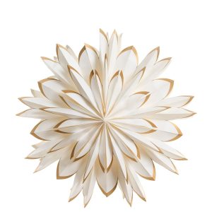 Wisząca dekoracja lampka świąteczna śnieżynka gwiazda złamana biel 865151 Wisząca dekoracja lampka świąteczna śnieżynka gwiazda złamana biel 865151