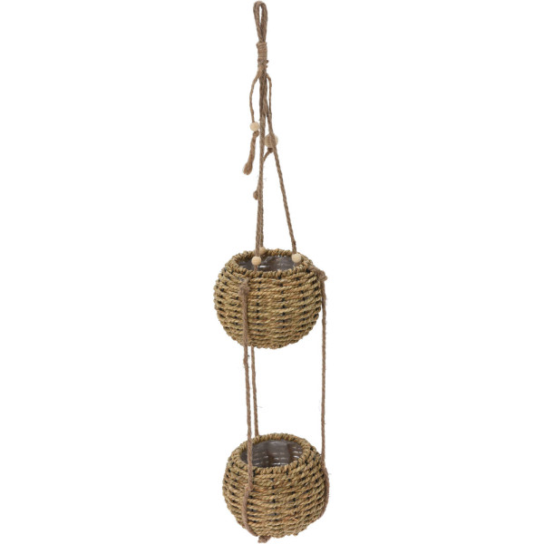 Wisząca doniczka na dwa kwiaty, 72 cm 229264