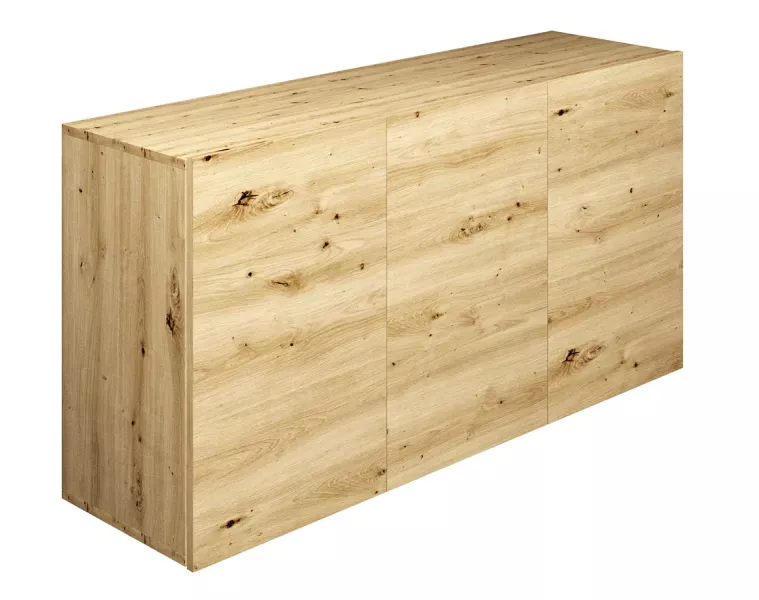 Wisząca komoda z półkami dąb artisan - Jovro 234264