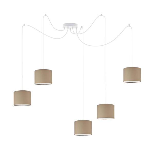 Wisząca lampa sufitowa WAIKIKI W5 Biały - Beżowy 883581