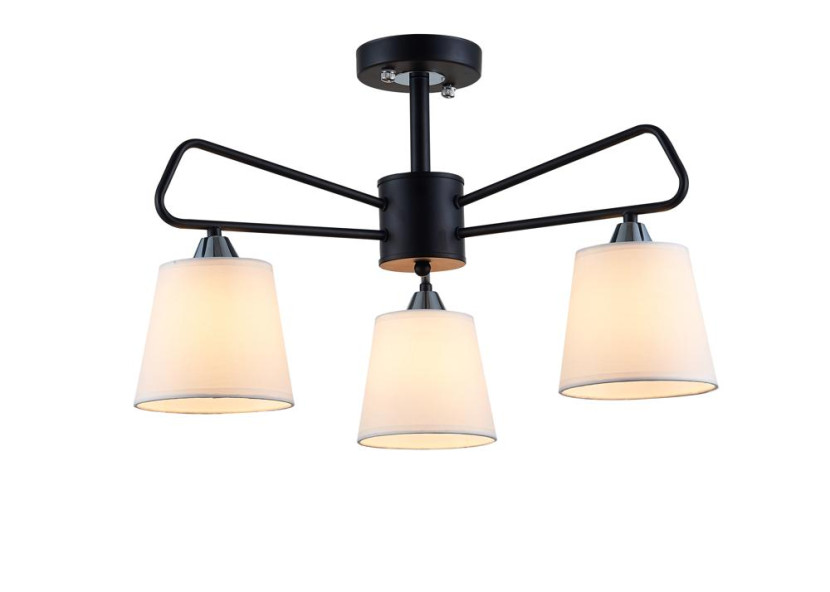 Wisząca MORLEY lampa 3 czarny 100521