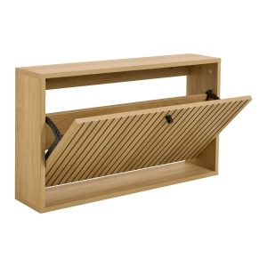 Wisząca szafka na buty Albany loft dąb czarny 72x43x17 cm 1003974 Wisząca szafka na buty Albany loft dąb czarny 72x43x17 cm 1003974