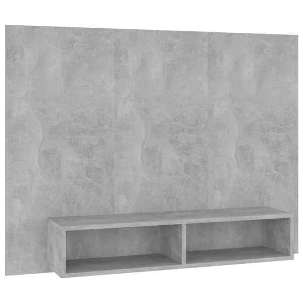 Wisząca szafka pod TV szarość betonu 120x23.5x90 cm 868226