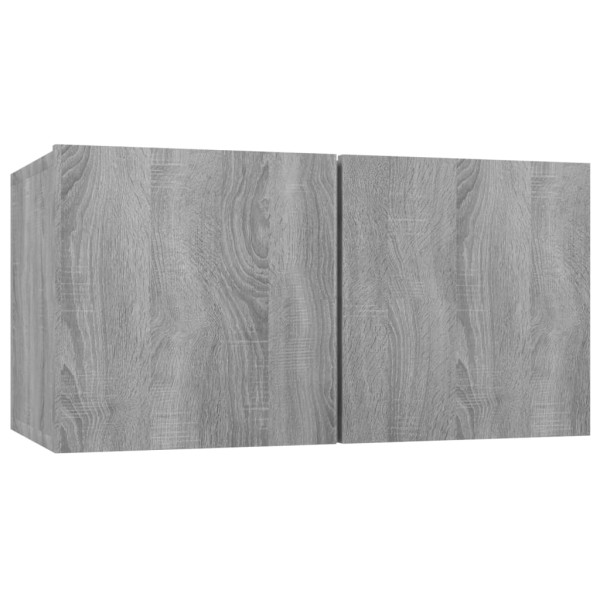 Wisząca szafka pod TV szary dąb sonoma 60x30x30 cm 853222