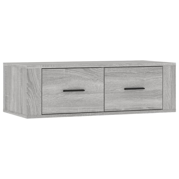 Wisząca szafka pod TV szary dąb sonoma 80x36x25 cm 866618