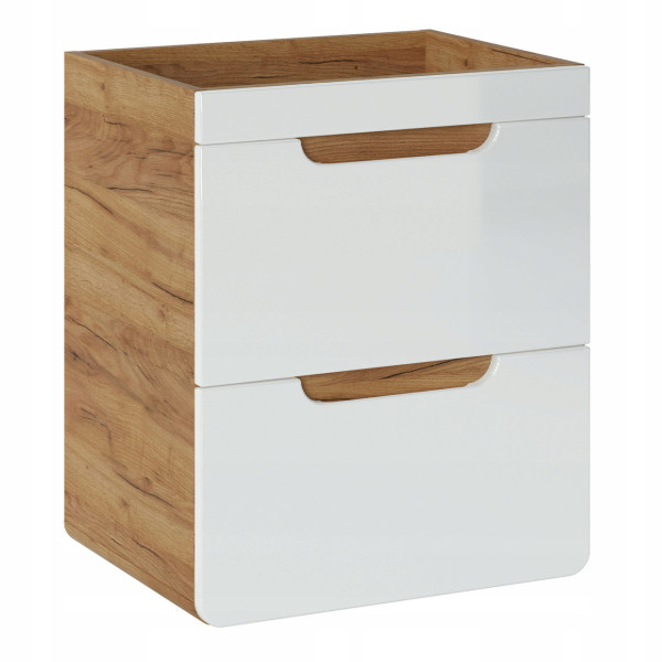 Wisząca szafka pod umywalkę 50cm ARUBA WHITE 824 140753