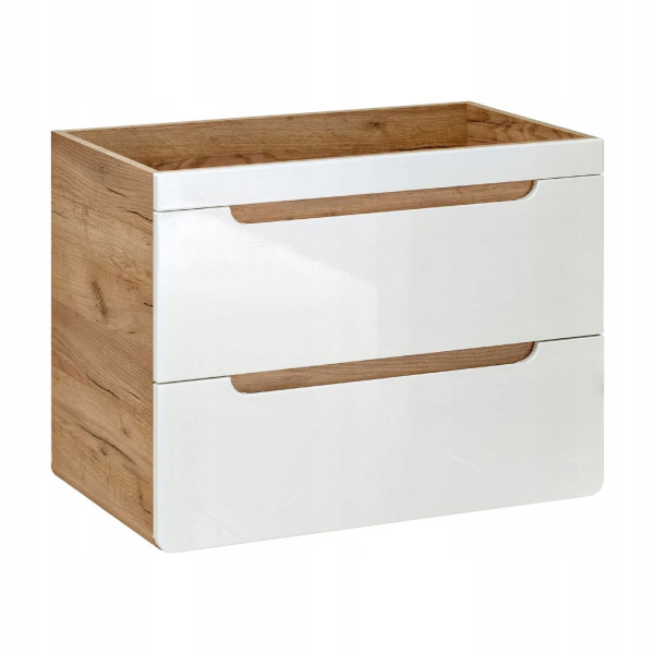 Wisząca szafka pod umywalkę 80cm ARUBA WHITE 821 335718