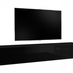 Wisząca Szafka RTV 140cm Czarny połysk BLIX w 5dni 804360 Wisząca Szafka RTV 140cm Czarny połysk BLIX w 5dni 804360