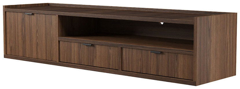 Wisząca szafka RTV 150 cm z szufladami ELVIO 966687