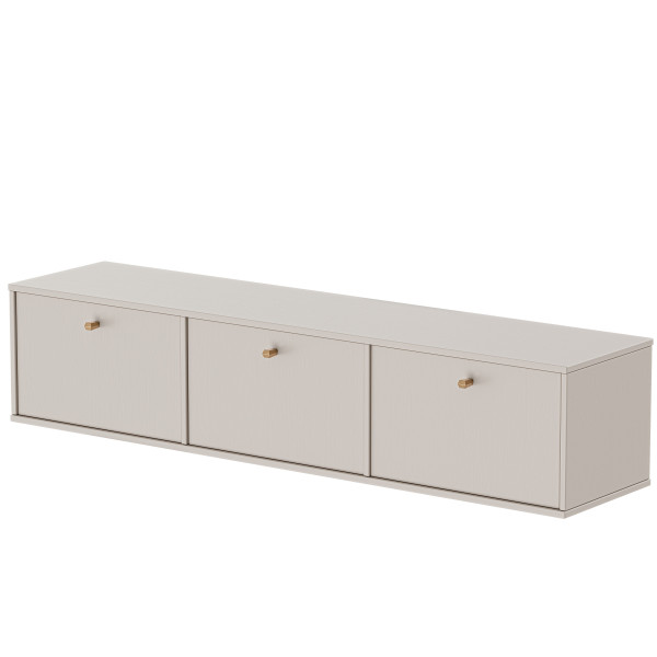 Wisząca szafka RTV FLOW 180 cm z trzema schowkami 1032129