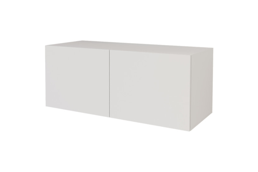 Wisząca szafka RTV system Push-to-Open ELIO-W - 100x40x40 cm -Biały 654981