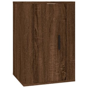 Wisząca szafka telewizyjna brązowy dąb 40×34.5×60 cm 867348 Wisząca szafka telewizyjna brązowy dąb 40×34.5×60 cm 867348