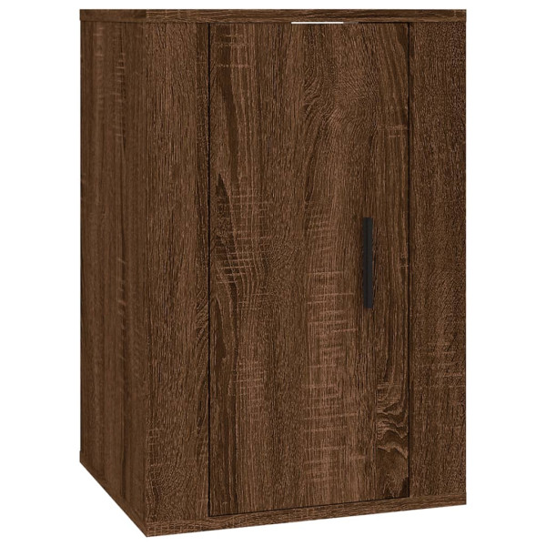 Wisząca szafka telewizyjna brązowy dąb 40x34.5x60 cm 867348