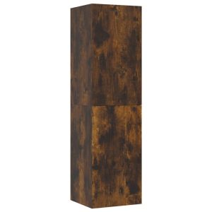 Wisząca szafka telewizyjna przydymiony dąb 30.5x30x110 cm 867361 Wisząca szafka telewizyjna przydymiony dąb 30.5x30x110 cm 867361