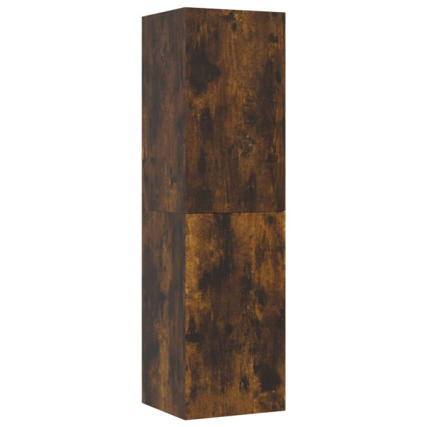 Wisząca szafka telewizyjna przydymiony dąb 30.5x30x110 cm 867361