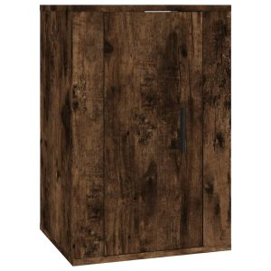 Wisząca szafka telewizyjna przydymiony dąb 40×34.5×60 cm 867305 Wisząca szafka telewizyjna przydymiony dąb 40×34.5×60 cm 867305