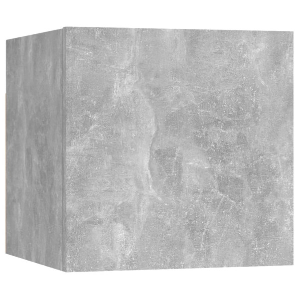 Wisząca szafka telewizyjna szarość betonu 30.5x30x30 cm 764559