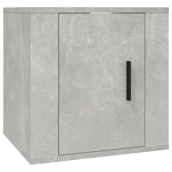 Wisząca szafka telewizyjna szarość betonu 40x34.5x40 cm 867314