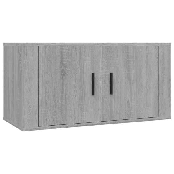 Wisząca szafka telewizyjna szary dąb sonoma 80x34.5x40 cm 867343