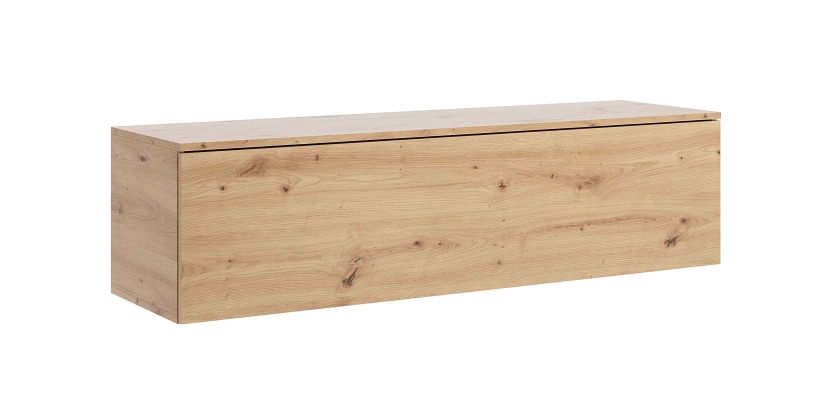 Wisząca szafka TV 140 cm dąb artisan 863586