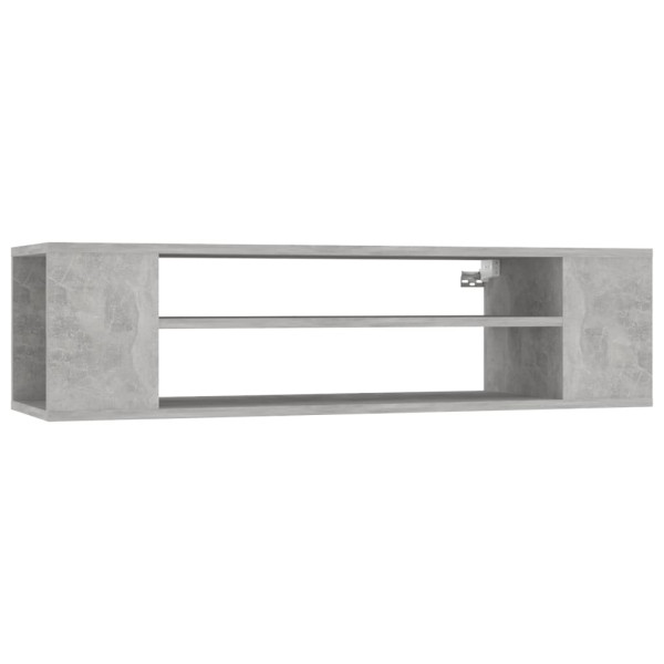 Wisząca szafka TV szarość betonu 100x30x26.5 cm 857703