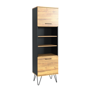 Witryna 170cm Harpin Loft ONE FURNITURE – Laminat Dębowy 202584 Witryna 170cm Harpin Loft ONE FURNITURE – Laminat Dębowy 202584