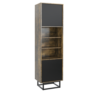 Witryna 175cm Loft ONE FURNITURE Laminat Brąz Rustrykalny 202585 Witryna 175cm Loft ONE FURNITURE Laminat Brąz Rustrykalny 202585