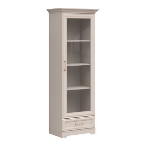 Witryna Anga 70 cm z drzwiami i szufladą kaszmir 1005746 Witryna Anga 70 cm z drzwiami i szufladą kaszmir 1005746