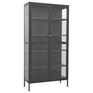 Witryna Antracyt Stal vidaXL 256260 Witryna Antracyt Stal vidaXL 256260