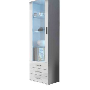 Witryna do salonu biały połysk SOHI SH 1 144366 Witryna do salonu biały połysk SOHI SH 1 144366