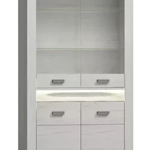 Witryna do salonu kraft biały – Naska 692183 Witryna do salonu kraft biały – Naska 692183