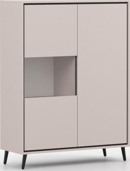 Witryna dwudrzwiowa do salonu FLORA kaszmir 1038394
