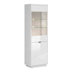 Witryna Forn 64 cm z 2 drzwiami biały połysk 38203 Witryna Forn 64 cm z 2 drzwiami biały połysk 38203
