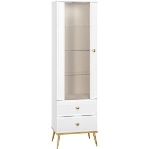 Witryna GILDEN GL02 biały połysk 248716 Witryna GILDEN GL02 biały połysk 248716