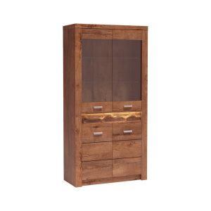 Witryna INDIANAPOLIS CRAFT BIAŁY z przeszklonymi drzwiami 2-drzwiowa 136028 Witryna INDIANAPOLIS CRAFT BIAŁY z przeszklonymi drzwiami 2-drzwiowa 136028